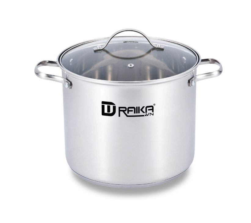 Nồi luộc gà inox 5 đáy Raika RKN-32, inox 304, dung tích 15L